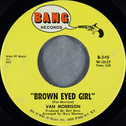 Van Morrison Brown Eyed Girl / Goodbye Baby (Baby Goodbye) Vinyl 7" USED