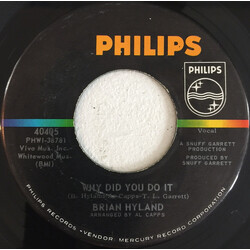 Brian Hyland Run, Run, Look And See Vinyl 7" USED