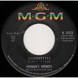 Herman's Hermits Silhouettes Vinyl 7" USED