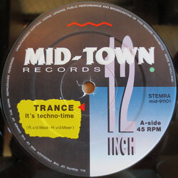 Trance (4) It's Techno-time Vinyl 12" USED