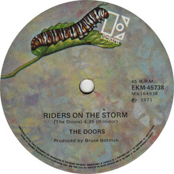 The Doors Riders On The Storm Vinyl 7" USED