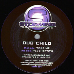 Dub Child (2) Take Me / Psychopath Vinyl 12" USED