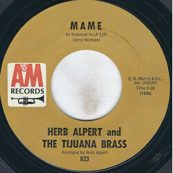 Herb Alpert & The Tijuana Brass Mame USED VINYL 7INCH 45 RPM SINGLE STYRENE