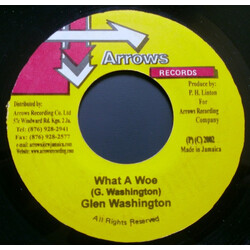 Glen Washington What A Woe USED VINYL 7INCH 45 RPM