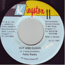 Fatty Ranks Cut And Clear USED VINYL 7INCH SINGLE