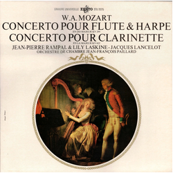 Wolfgang Amadeus Mozart / Jean-Pierre Rampal / Lily Laskine / Jacques Lancelot / Orchestre De Chambre Jean-François Paillard Concerto Pour Flûte & Har