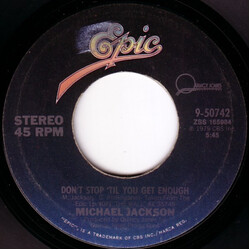Michael Jackson Don't Stop 'Til You Get Enough / I Can't Help It Vinyl 7" USED