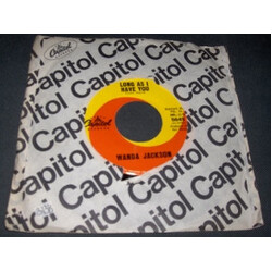Wanda Jackson Because It's You Vinyl 7" USED