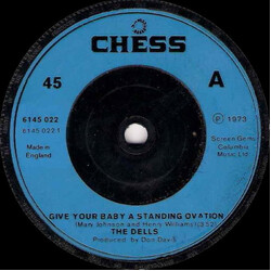The Dells Give Your Baby A Standing Ovation / Run For Cover Vinyl 7" USED