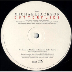 Michael Jackson Butterflies Vinyl 12" USED