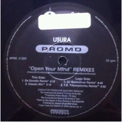 U.S.U.R.A. Open Your Mind ('97 Remixes) Vinyl 12" USED