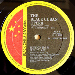 The Black Cuban Opera Symphonies From The Underground Volume 1 Vinyl 12" USED