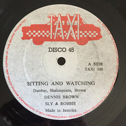 Dennis Brown / Sly & Robbie Sitting And Watching Vinyl 12" USED