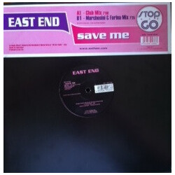 East End Save Me Vinyl 12" USED