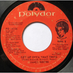 James Brown Get Up Offa That Thing Vinyl 7" USED