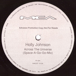 Holly Johnson Across The Universe Vinyl 12" USED