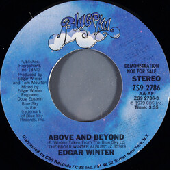 Edgar Winter Above And Beyond USED VINYL 7INCH 45 RPM PROMO STEREO