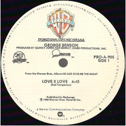 George Benson Love X Love Vinyl 12" USED