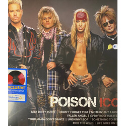 Poison (3) Poison ICON Vinyl LP USED
