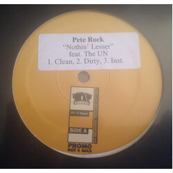 Pete Rock Nothin' Lesser / Give It To Y'all Vinyl 12" USED