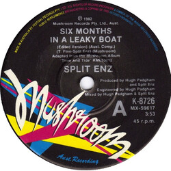 Split Enz Six Months In A Leaky Boat Vinyl 7" USED