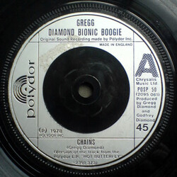 Gregg Diamond / Bionic Boogie Chains Vinyl 7" USED