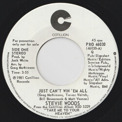 Stevie Woods Just Can't Win 'Em All Vinyl 7" USED