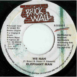 Elephant Man We Nah Vinyl 7" USED
