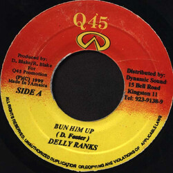 Delly Ranks Bun Him Up Vinyl 7" USED