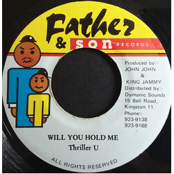 Thriller U Will You Hold Me Vinyl 7" USED