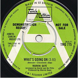 Marvin Gaye What's Going On Vinyl 7" USED
