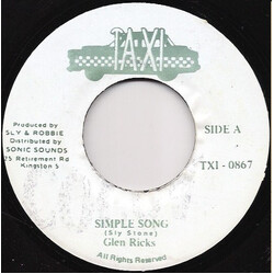 Glen Ricks Simple Song Vinyl 7" USED