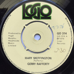 Gerry Rafferty Mary Skeffington Vinyl 7" USED