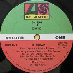 Chic Le Freak Vinyl 12" USED