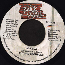 Future Troubles McKeda Vinyl 7" USED