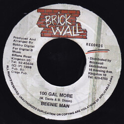 Beenie Man 100 Gal More Vinyl 7" USED