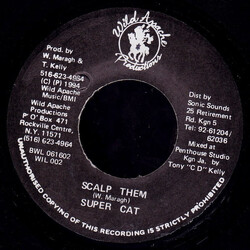 Super Cat (2) Scalp Them Vinyl 7" USED