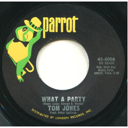 Tom Jones What A Party Vinyl 7" USED