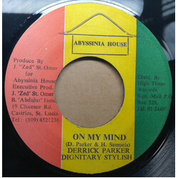 Derrick Parker / Dignitary Stylish On My Mind Vinyl 7" USED