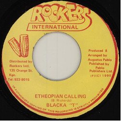 Blacka T Etheopian Calling Vinyl 7" USED