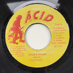 Sheriff (4) Never Know Vinyl 7" USED