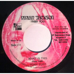 Tony Tuff What Is This Vinyl 7" USED