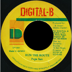 Papa San Run The Route Vinyl 7" USED