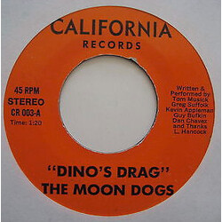 The Moondogs (6) Dino's Drag / Crusade Road Vinyl 7" USED