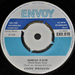 Cindy Williams (3) Sospan Fach Vinyl 7" USED