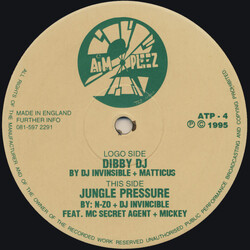 Various Dibby DJ / Jungle Pressure Vinyl 12" USED