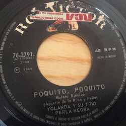 Yolanda Y Su Trio Perla Negra Poquito Poquito / Con Ese Amor Vinyl 7" USED