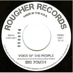 Big Youth / Blue Riddim Band Voice Of The People / Nancy Reagan Vinyl 7" USED