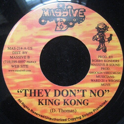 King Kong / Anthony B They Don't No / Nee Lift Vinyl 7" USED