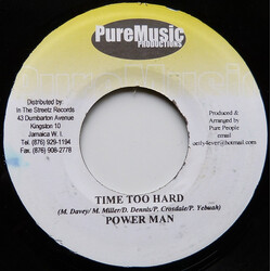 Powerman / Lukie D / Lady Saw Time Too Hard Vinyl 7" USED